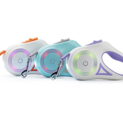 Retractable Dog Leash – One-Button Control, Stylish Multicolor