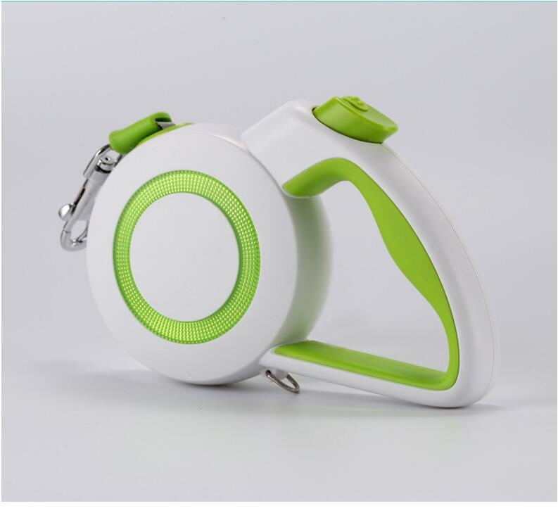 Retractable Dog Leash – 5M Traction Belt, Ergonomic Handle