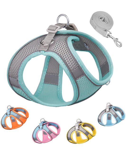 Dog Harness for Small & Medium Breeds – Soft Jacquard Step-In Design