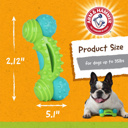 Nubbies Duality Bone Durable Dental Dog Chew Toy