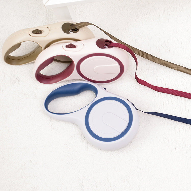 Retractable Dog Leash – One-Button Control, Stylish Multicolor