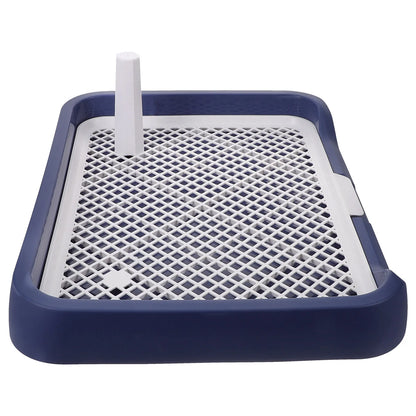 Spacious Dog Potty Tray Leak Proof Design Easy Maintenance Plastic Dog Toilet for Indoor Use Puppy Training Essential