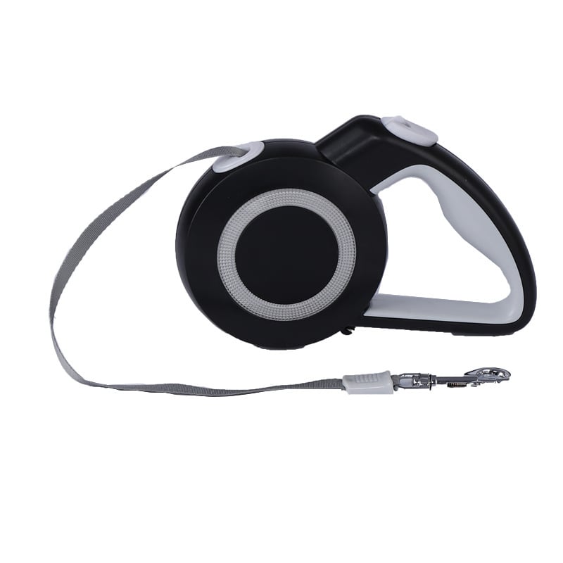 Retractable Dog Leash – 5M Traction Belt, Ergonomic Handle