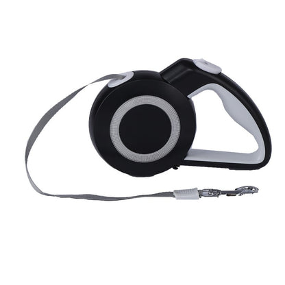 Retractable Dog Leash – 5M Traction Belt, Ergonomic Handle