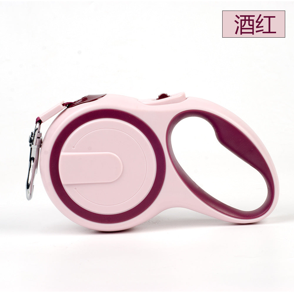 Retractable Dog Leash – One-Button Control, Stylish Multicolor