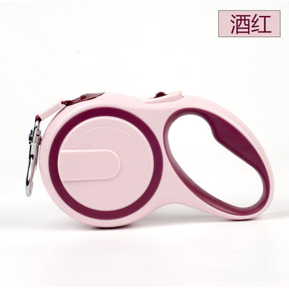 Retractable Dog Leash – One-Button Control, Stylish Multicolor