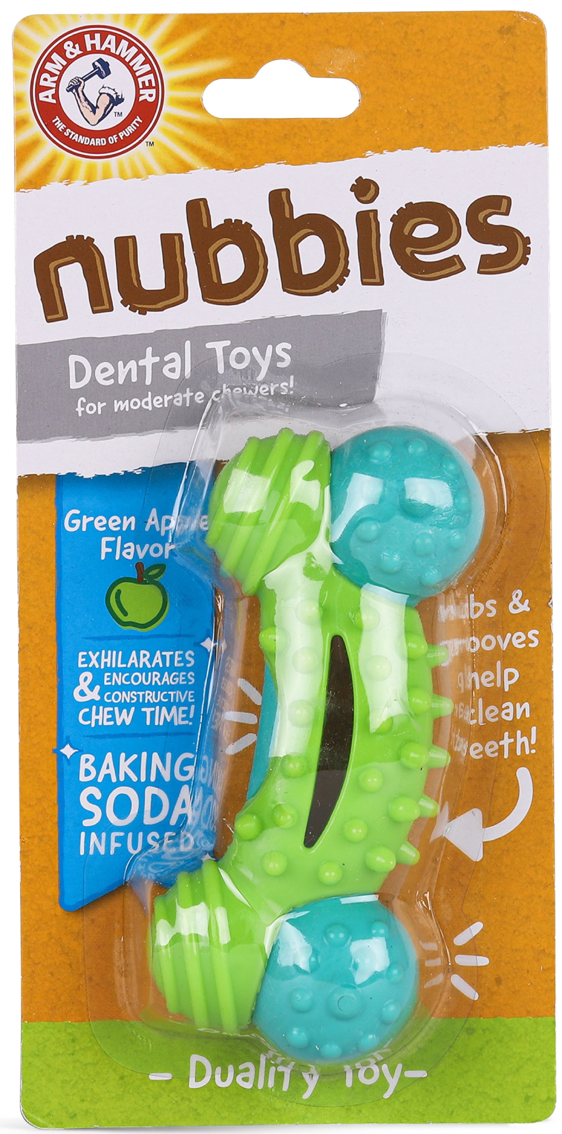 Nubbies Duality Bone Durable Dental Dog Chew Toy