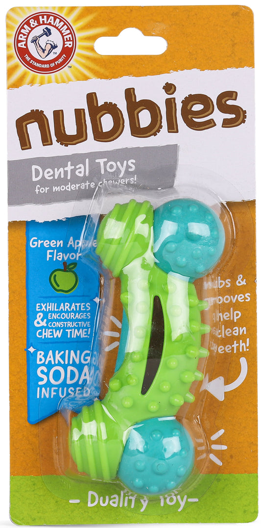 Nubbies Duality Bone Durable Dental Dog Chew Toy