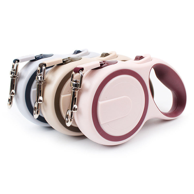 Retractable Dog Leash – One-Button Control, Stylish Multicolor