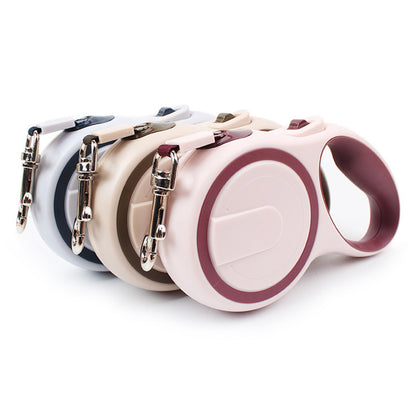 Retractable Dog Leash – One-Button Control, Stylish Multicolor