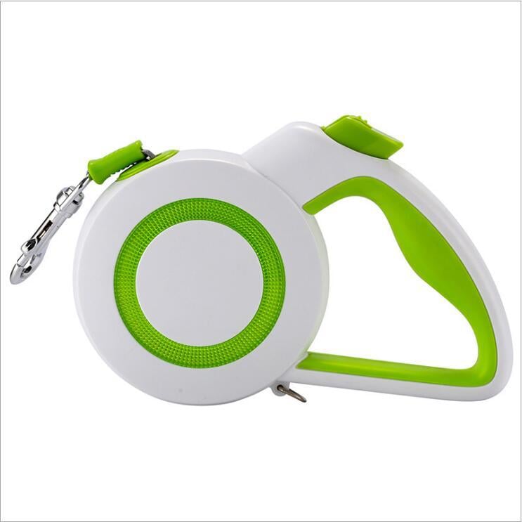 Retractable Dog Leash – 5M Traction Belt, Ergonomic Handle