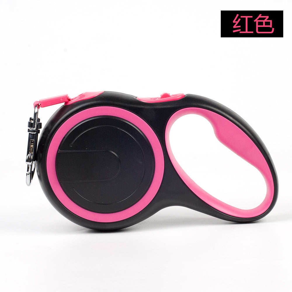 Retractable Dog Leash – One-Button Control, Stylish Multicolor