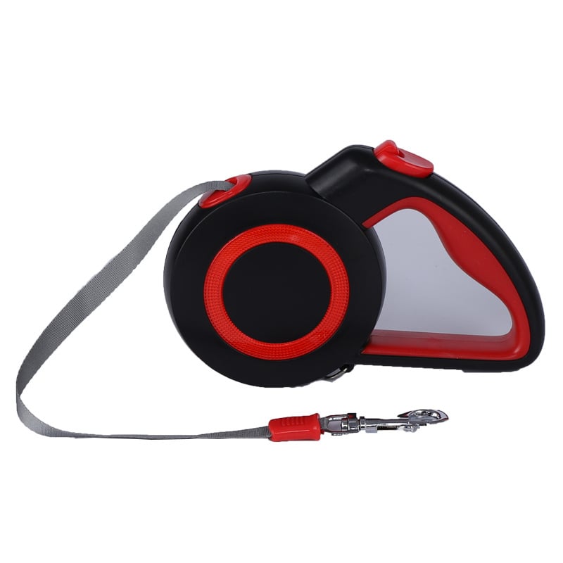 Retractable Dog Leash – 5M Traction Belt, Ergonomic Handle